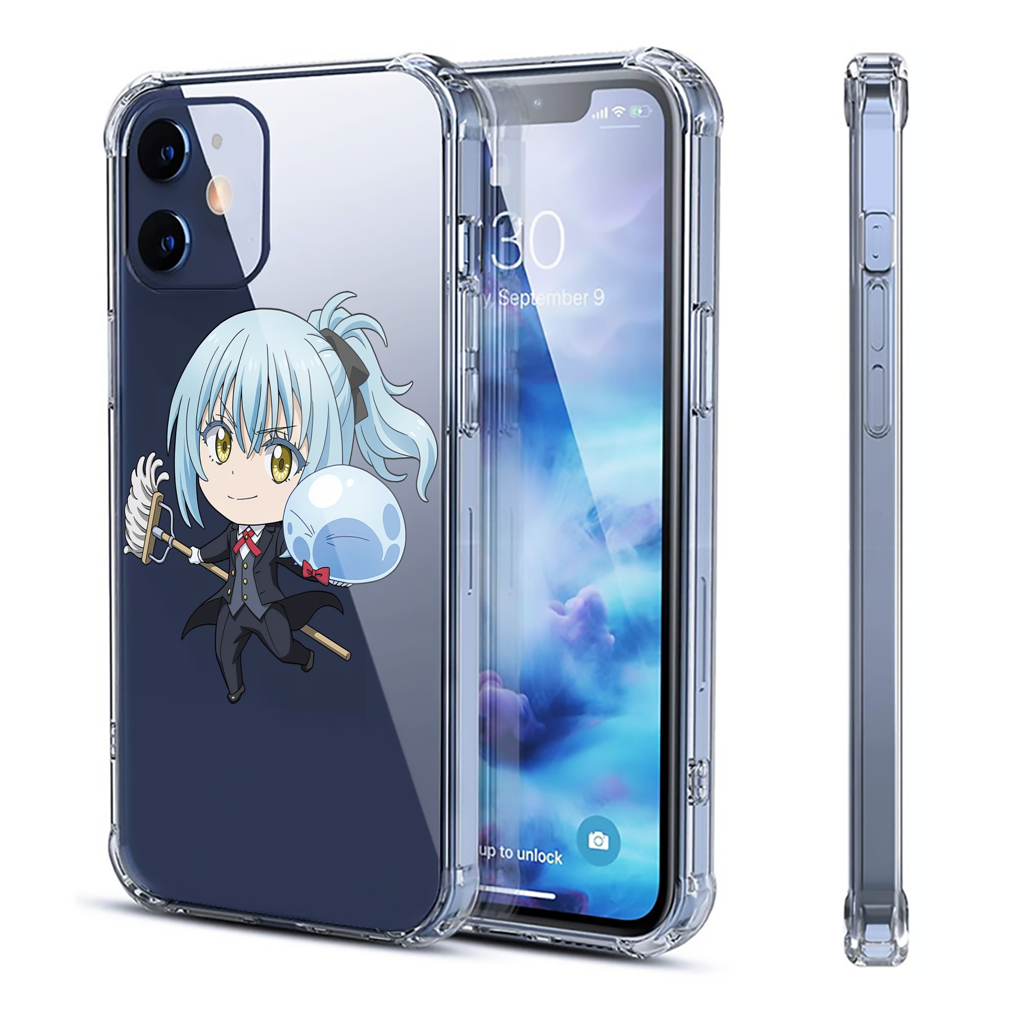 （画像用） 転スラ Regarding Reincarnated to Slime 【iPhone 12シリーズ対応】透明スマホケース（クリアソフトケース）